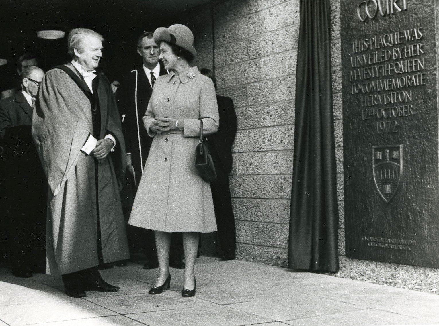 Queen Elizabeth II visits the campus
